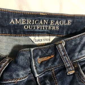 Super stretch jean shorts